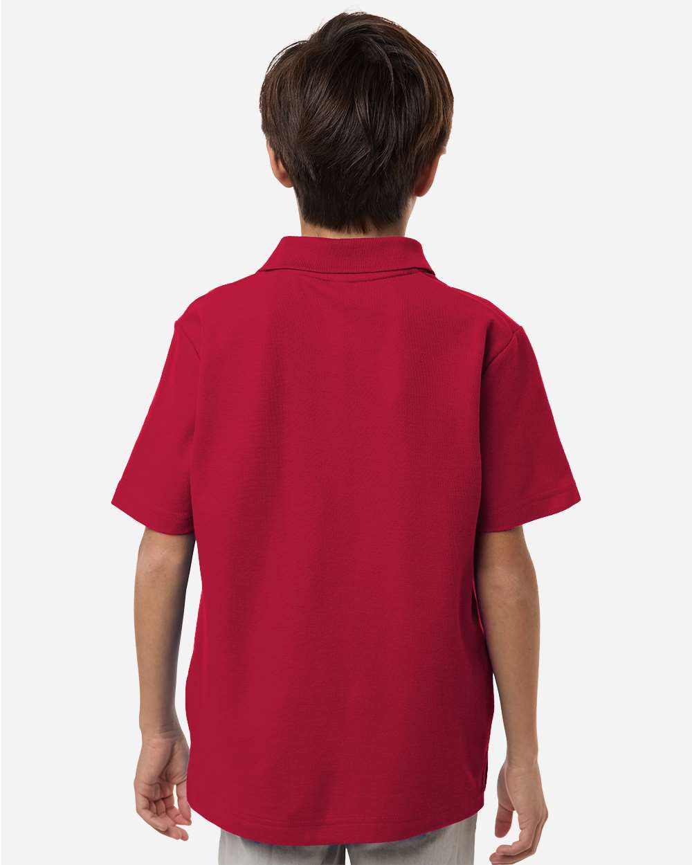 Core365 Youth Resolve CVC Performance Pique Polo - CE106Y Classic Red
