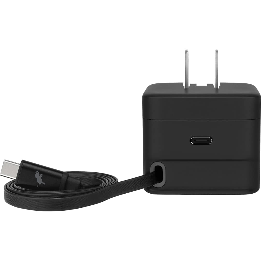 Nimble Wally Stretch 35 Wall Charger with cable - 7125-09 Black