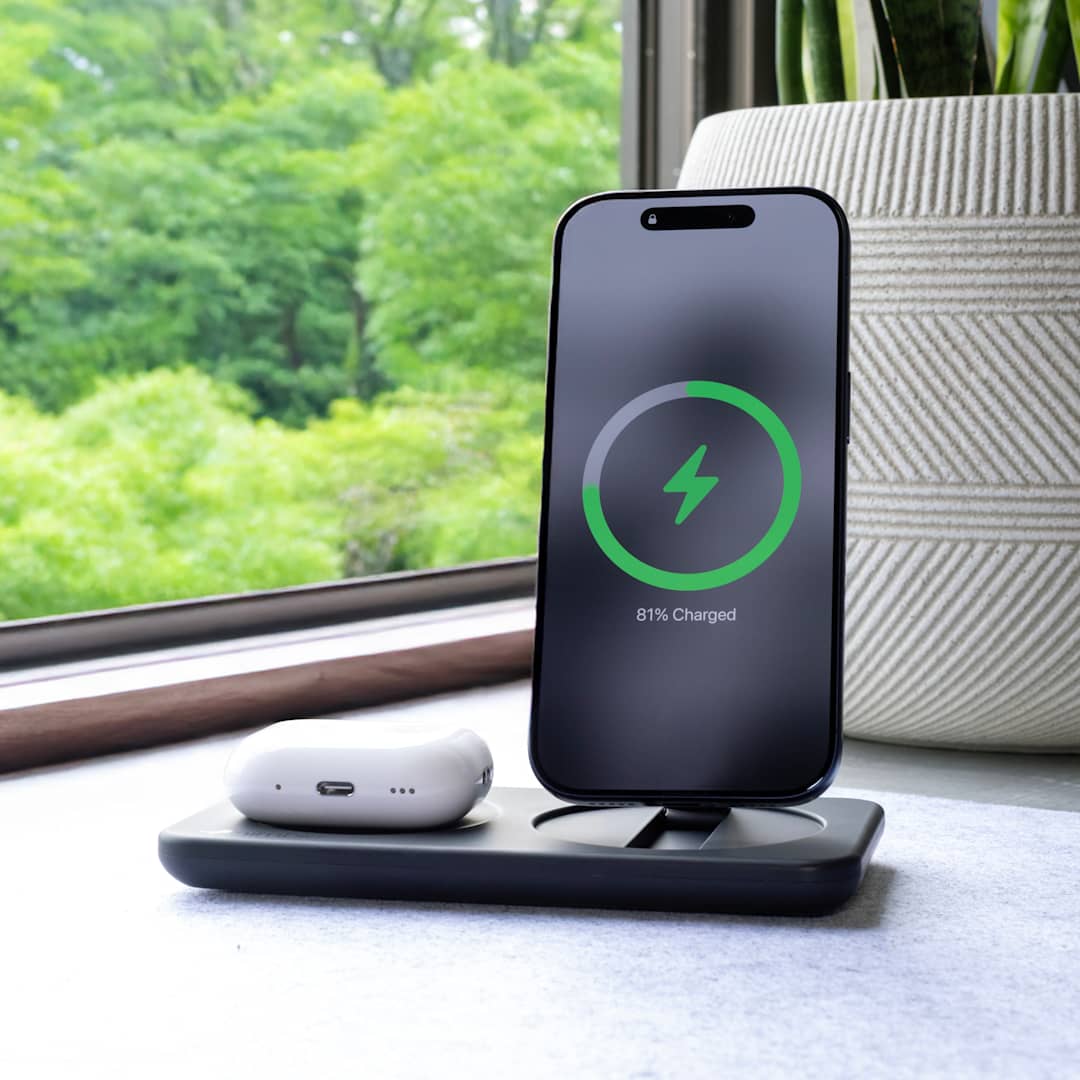 Nimble Nimble Podium 2-in-1 Wireless Charging Stand - 7125-10 Black