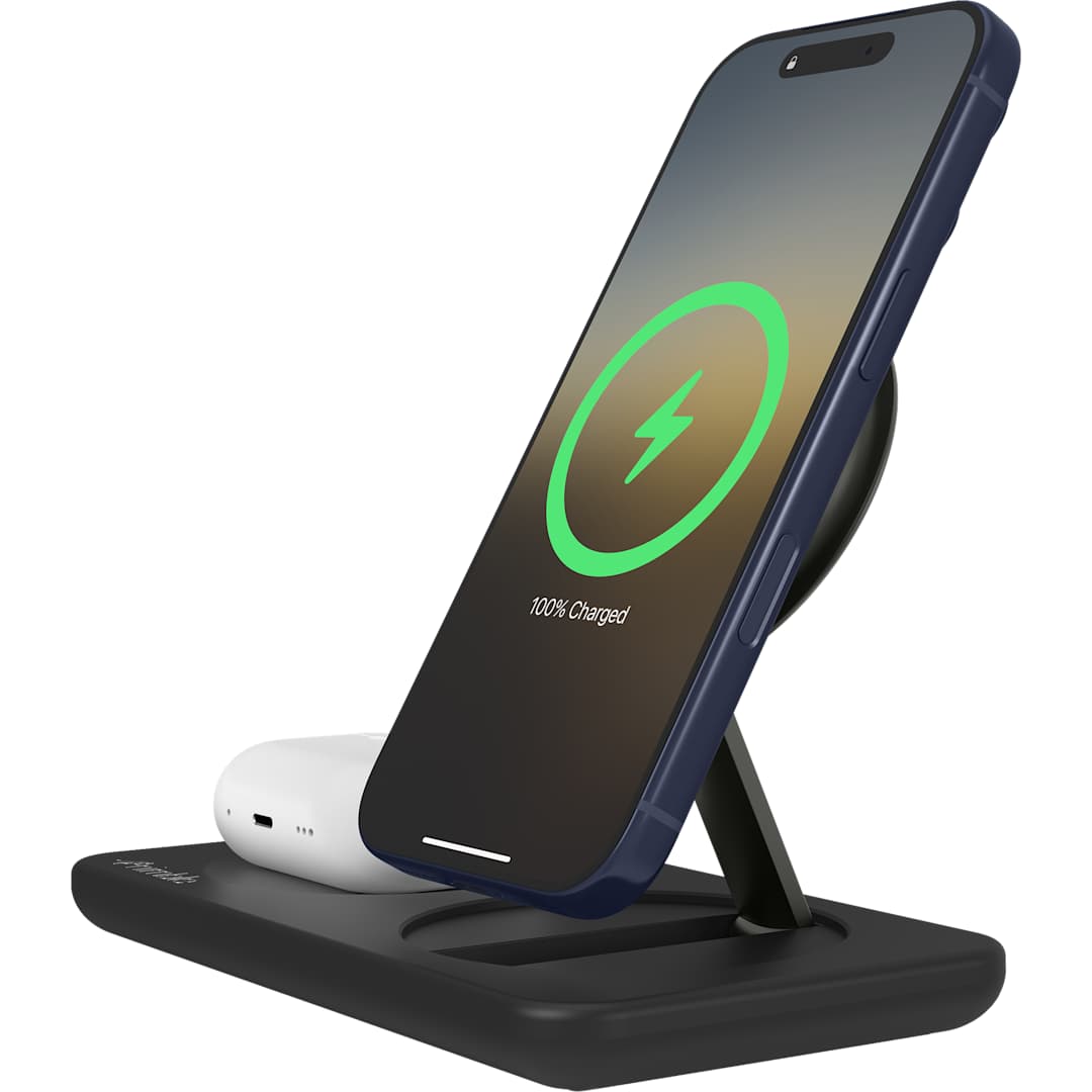 Nimble Nimble Podium 2-in-1 Wireless Charging Stand - 7125-10 Black