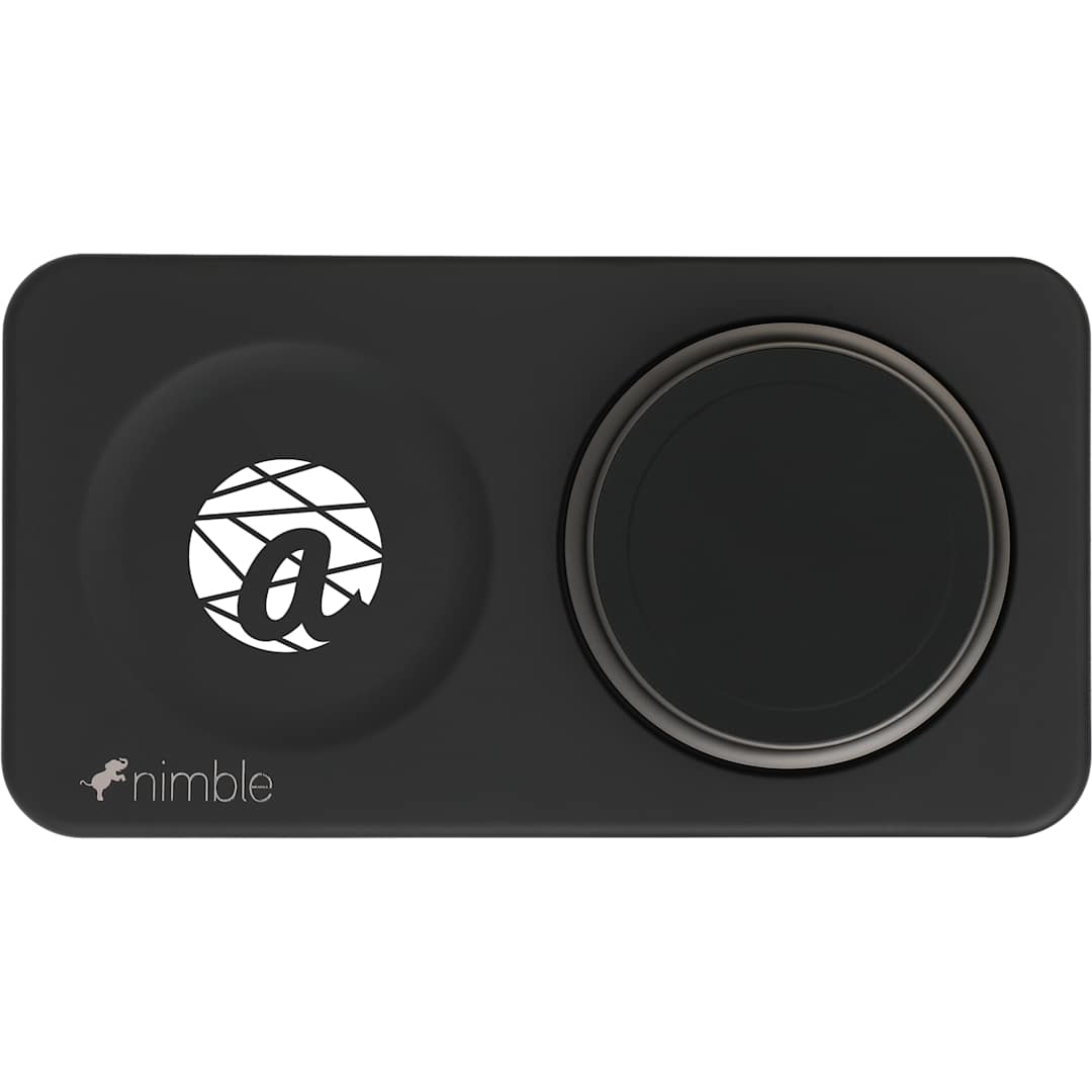 Nimble Nimble Podium 2-in-1 Wireless Charging Stand - 7125-10 Black