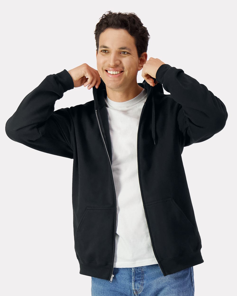 Gildan Unisex Softstyle® Midweight Full-Zip Hooded Sweatshirt - SF600
