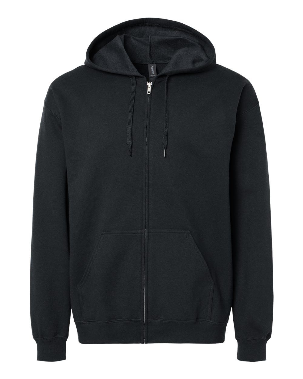 Gildan Unisex Softstyle® Midweight Full-Zip Hooded Sweatshirt - SF600 Black