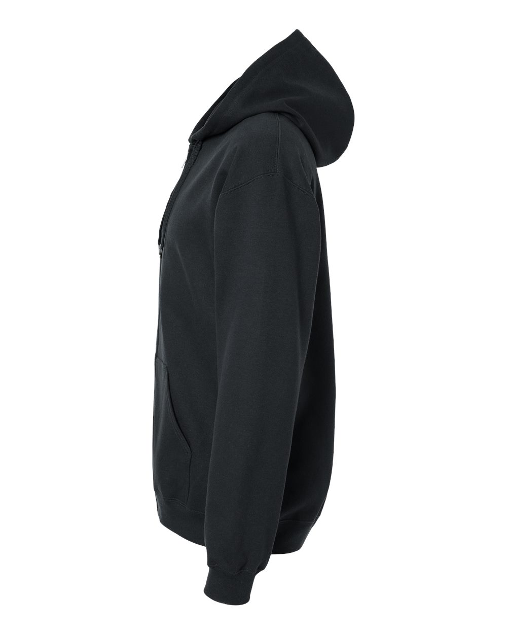Gildan Unisex Softstyle® Midweight Full-Zip Hooded Sweatshirt - SF600 Black