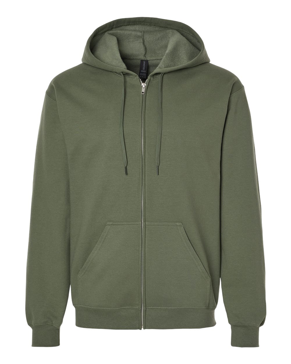 Gildan Unisex Softstyle® Midweight Full-Zip Hooded Sweatshirt - SF600 Military Green
