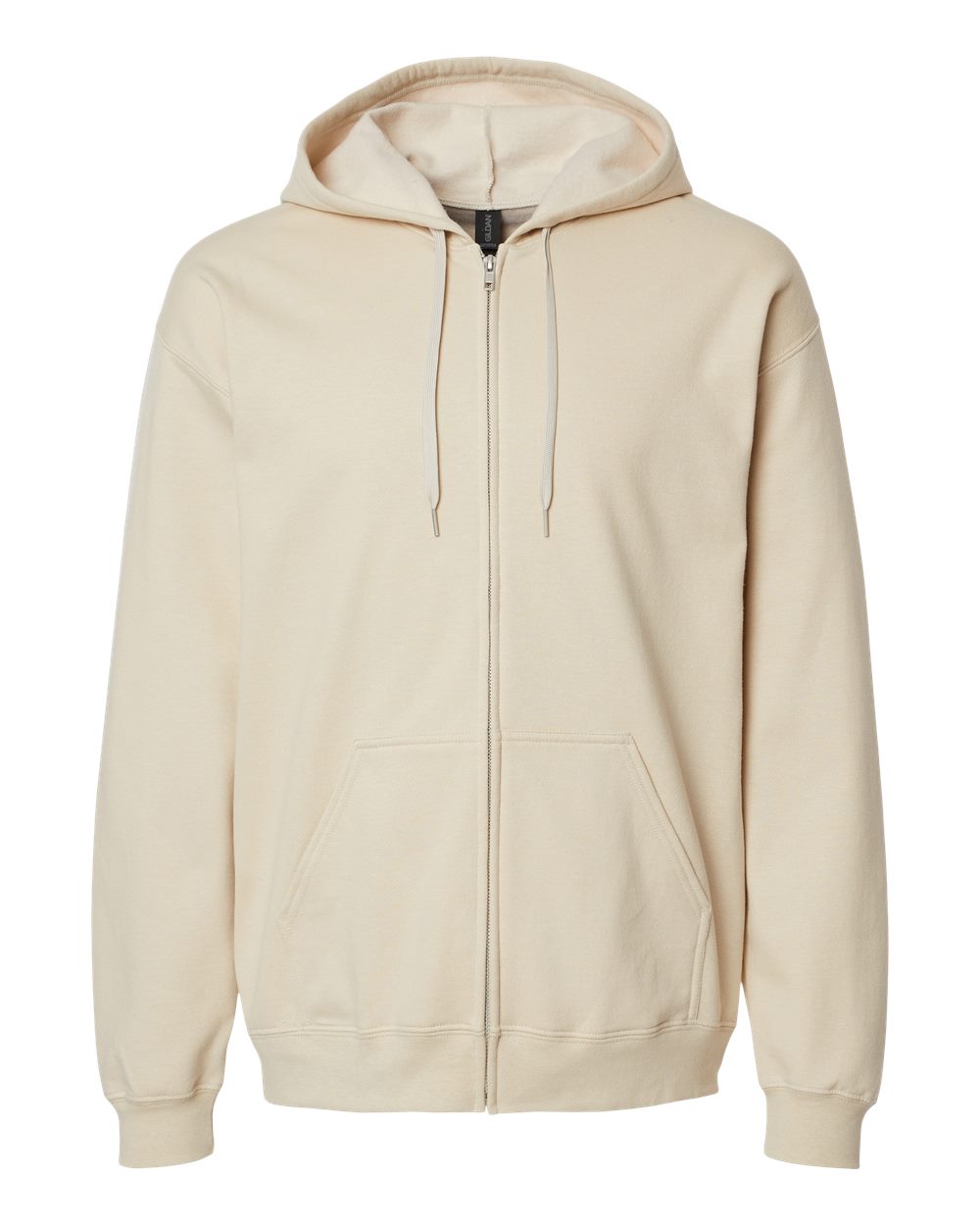 Gildan Unisex Softstyle® Midweight Full-Zip Hooded Sweatshirt - SF600 Sand