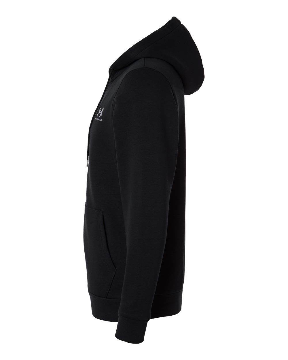 Under Armour Men's Icon Fleece Hooded Full-Zip - 1373881 Black- White