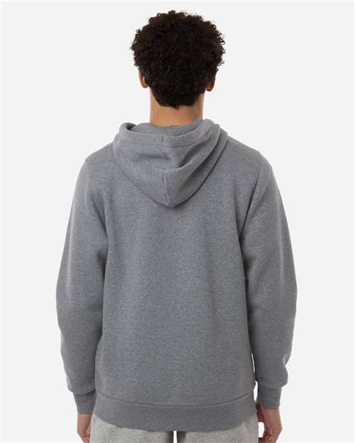 Under Armour Men's Icon Fleece Hooded Full-Zip - 1373881 Pitch Grey Medium Heather- White