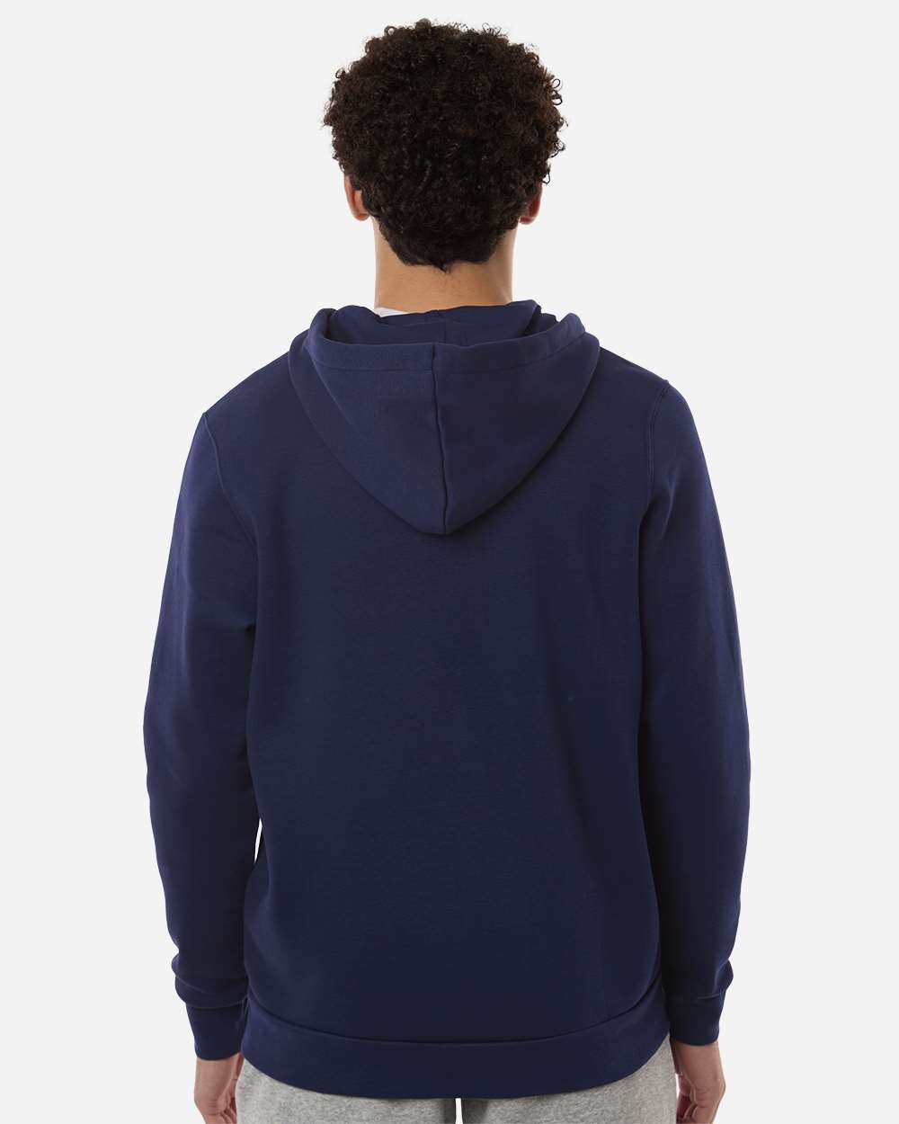 Under Armour Men's Icon Fleece Hooded Full-Zip - 1373881 Midnight Navy- White