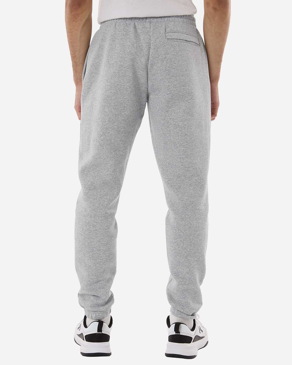 Under Armour Men's Icon Fleece Joggers - 1373882 Mod Grey Light Heather- White