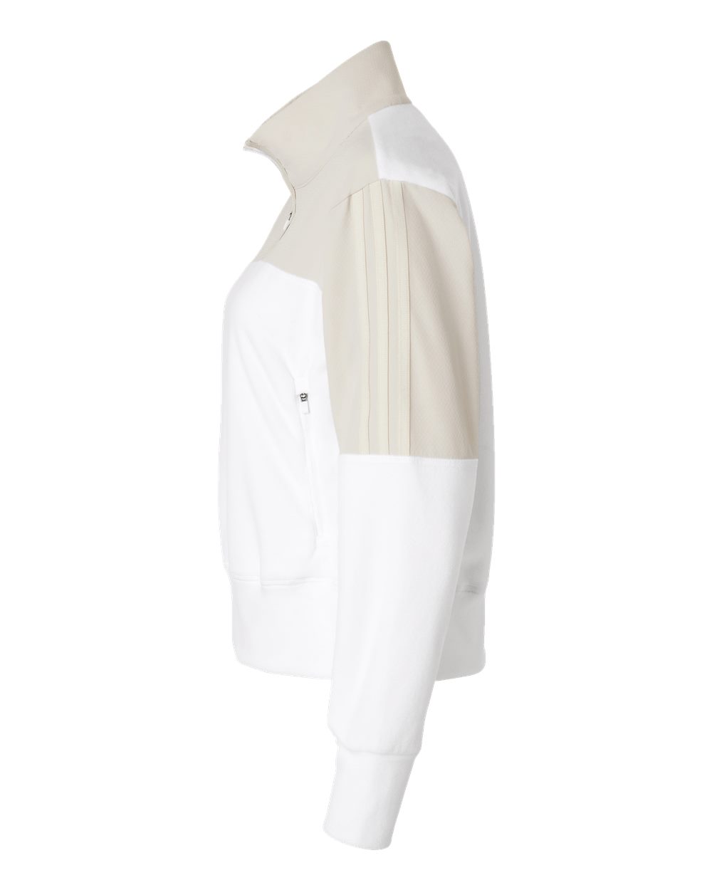 Adidas Women's Fleece Quarter-Zip Pullover - A601 Alumina