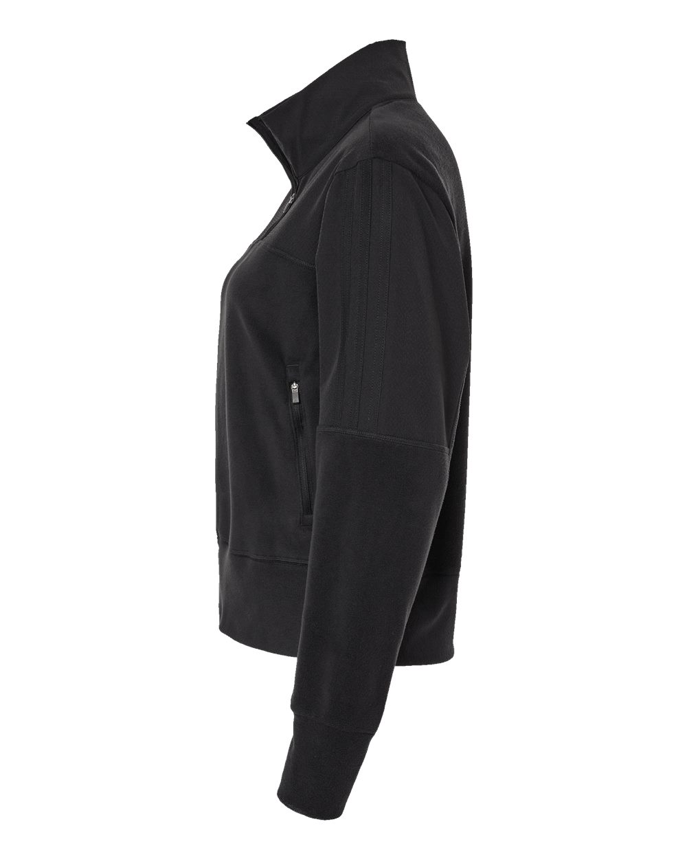 Adidas Women's Fleece Quarter-Zip Pullover - A601 Black