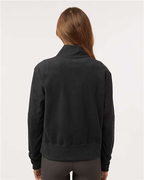 Adidas Women's Fleece Quarter-Zip Pullover - A601 Black