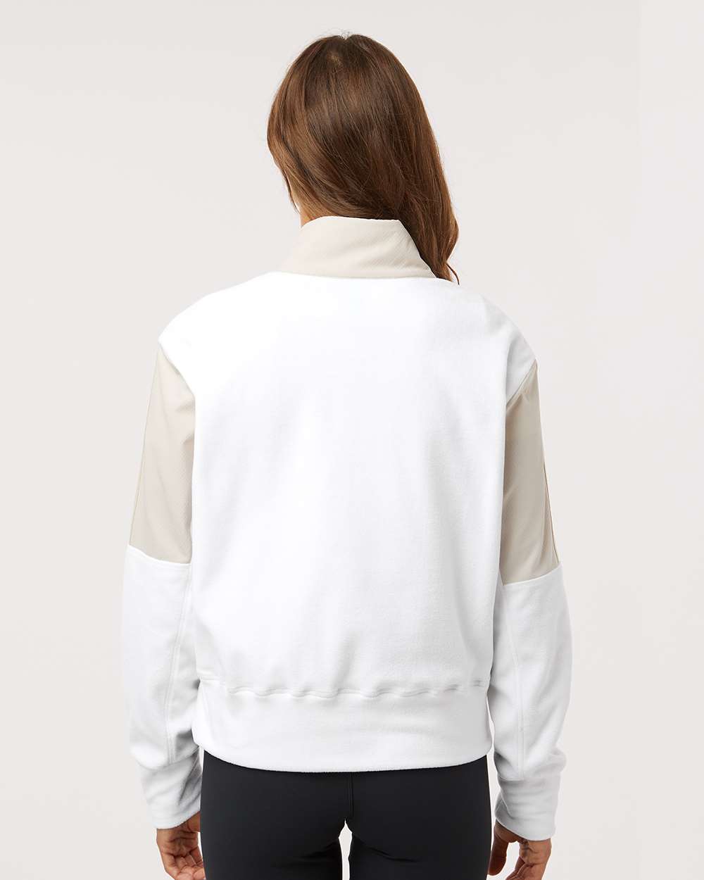 Adidas Women's Fleece Quarter-Zip Pullover - A601 Alumina