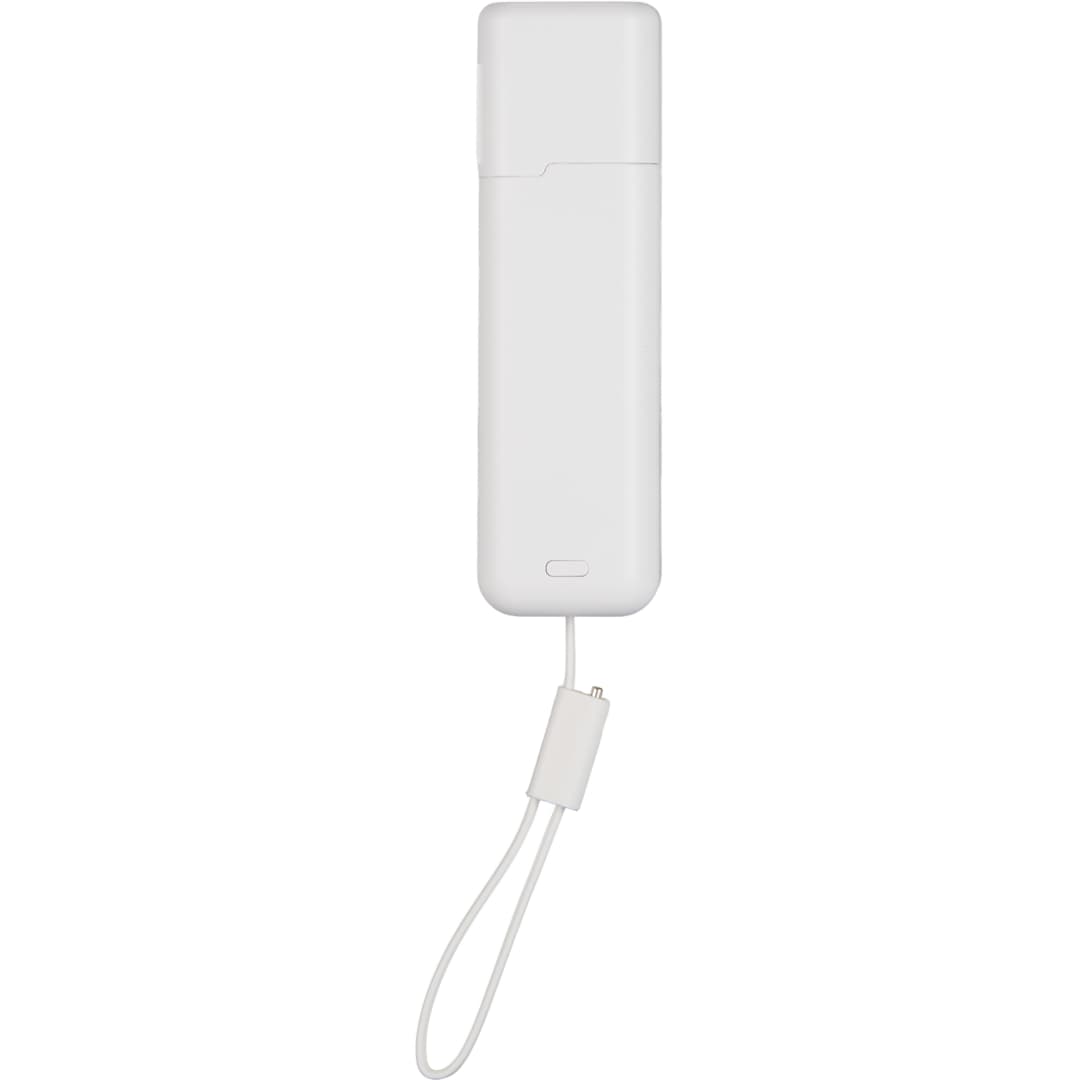 ETL Listed 5000 mAh 20W PD Power Bank with AC Plug - 7122-35 White