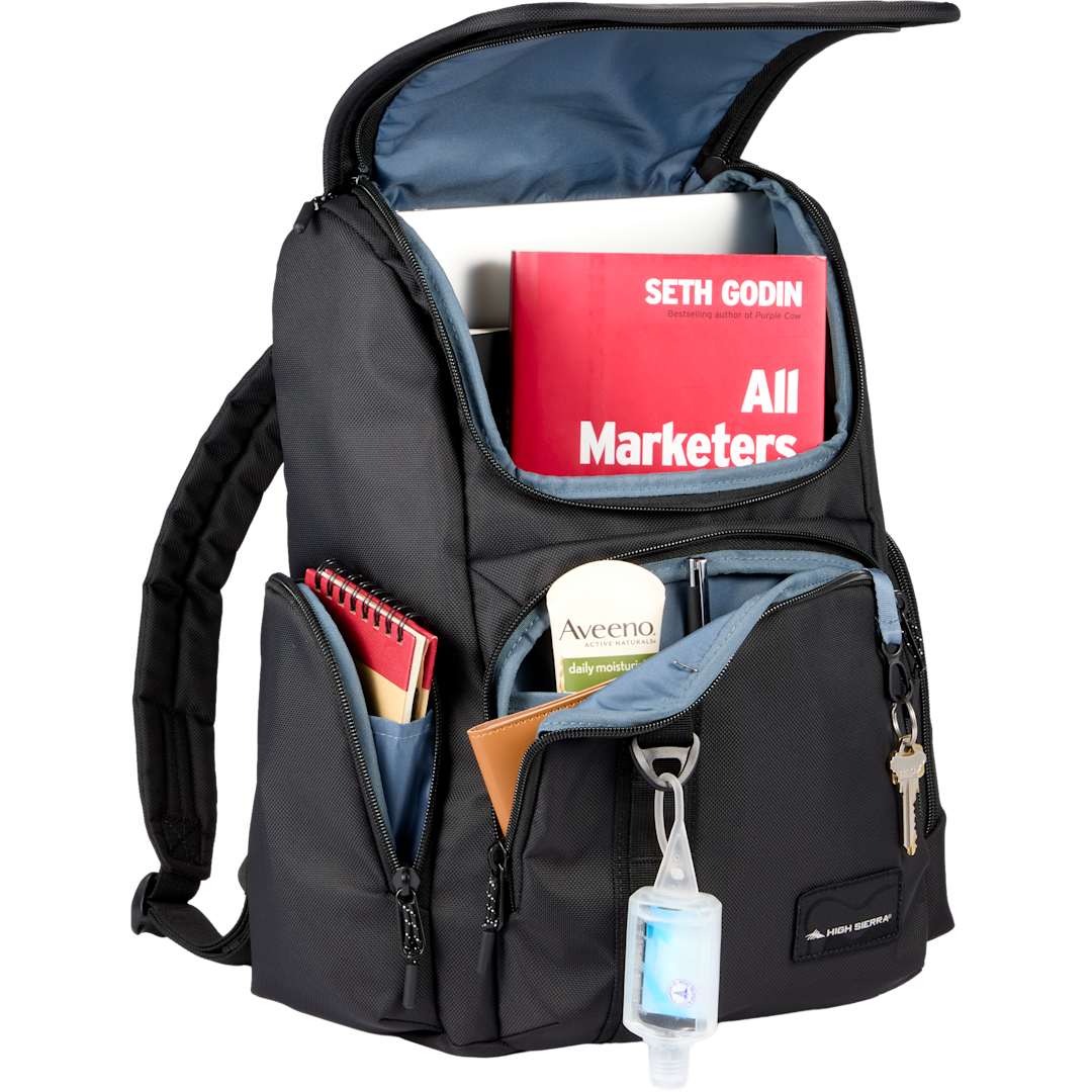 High Sierra High Sierra Trekpoint Flap Backpack - 8053-48 Black