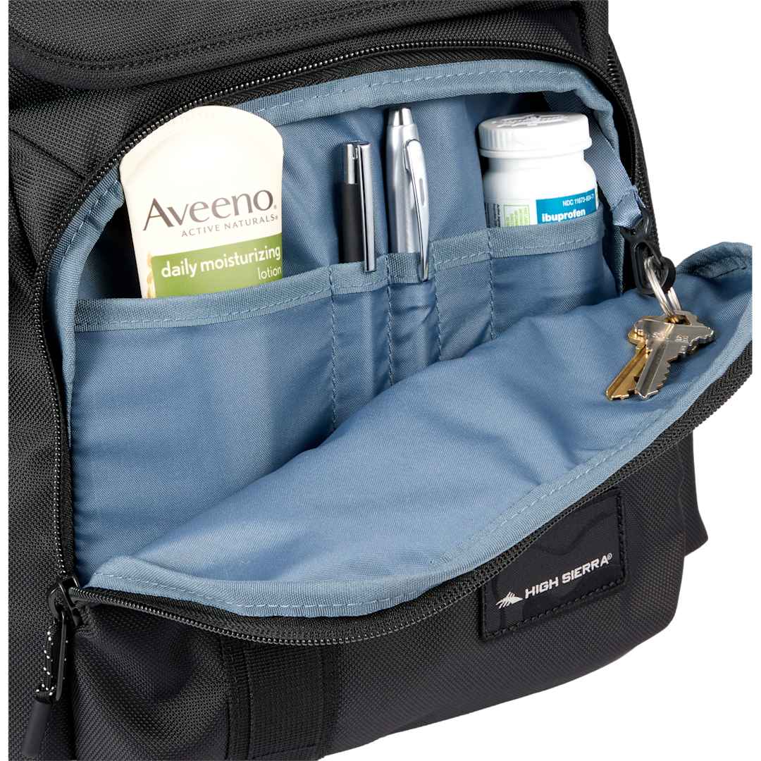 High Sierra High Sierra Trekpoint Flap Backpack - 8053-48 Black