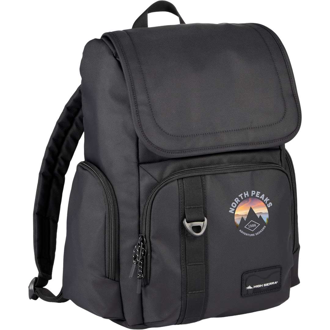 High Sierra High Sierra Trekpoint Flap Backpack - 8053-48 Black