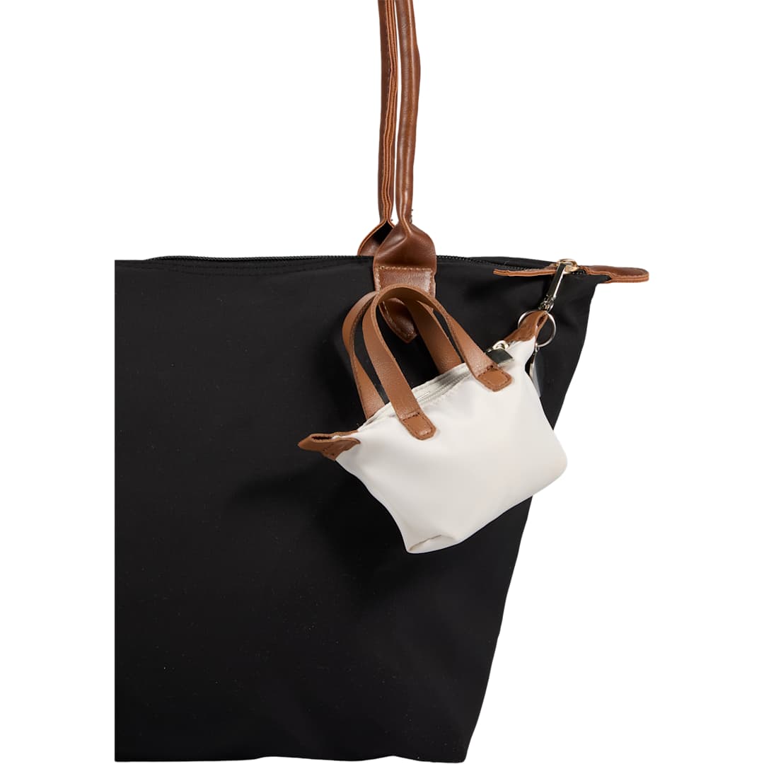 Mini Fontaine Tote Charm - 9898-30 Natural