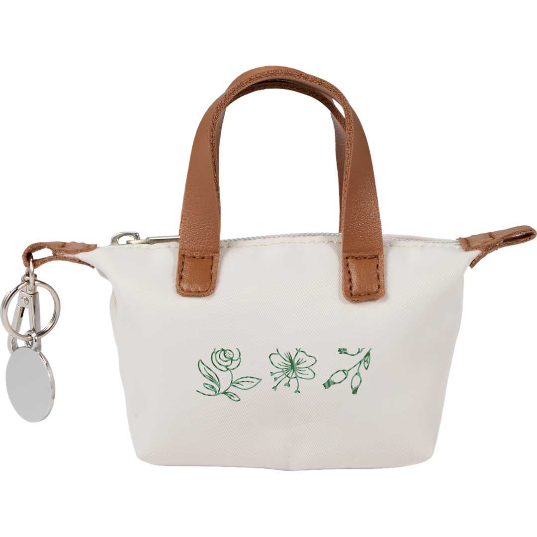 Mini Fontaine Tote Charm - 9898-30 Natural