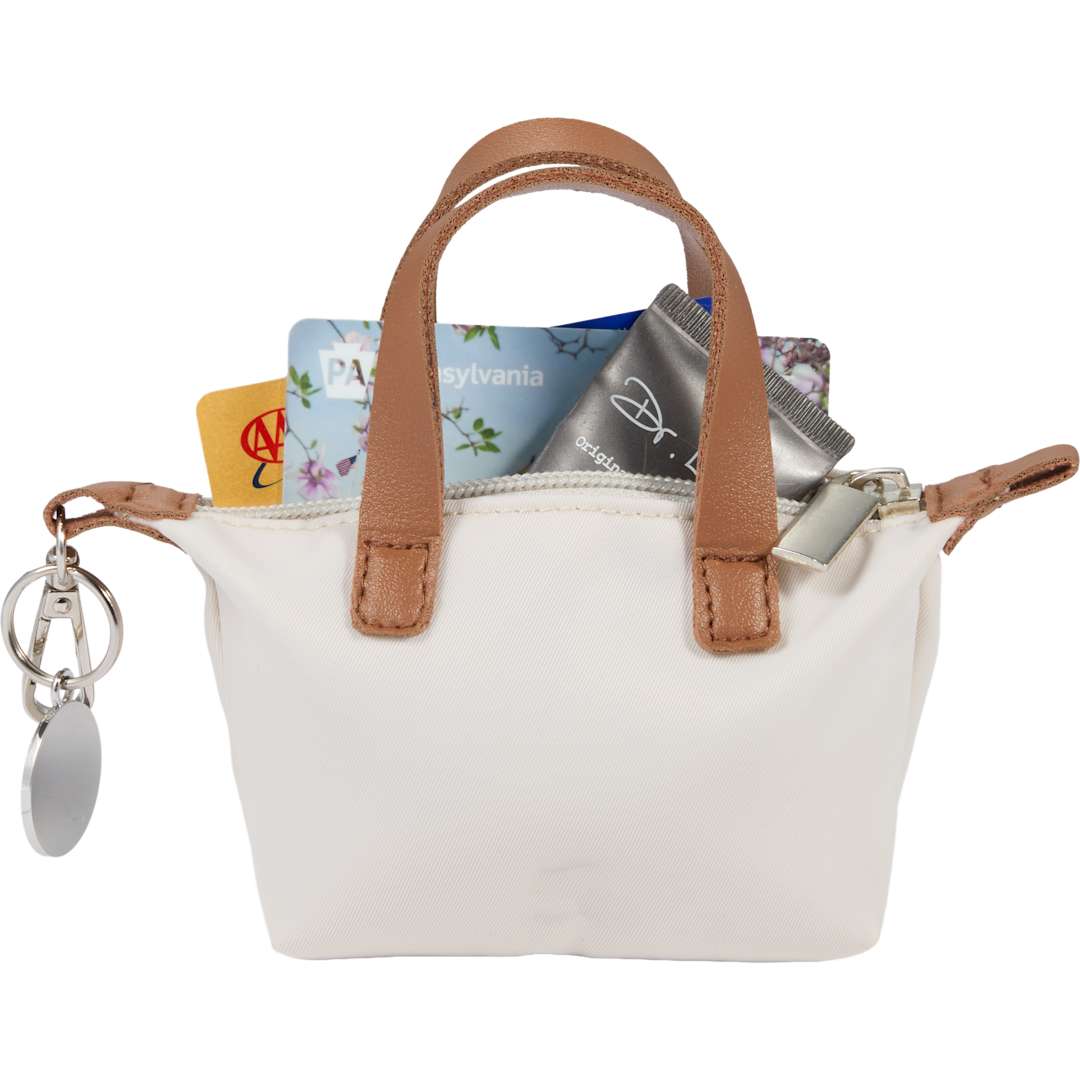 Mini Fontaine Tote Charm - 9898-30 Natural