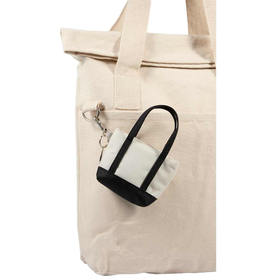 Mini Tote Bag Charm - 9898-32 Black