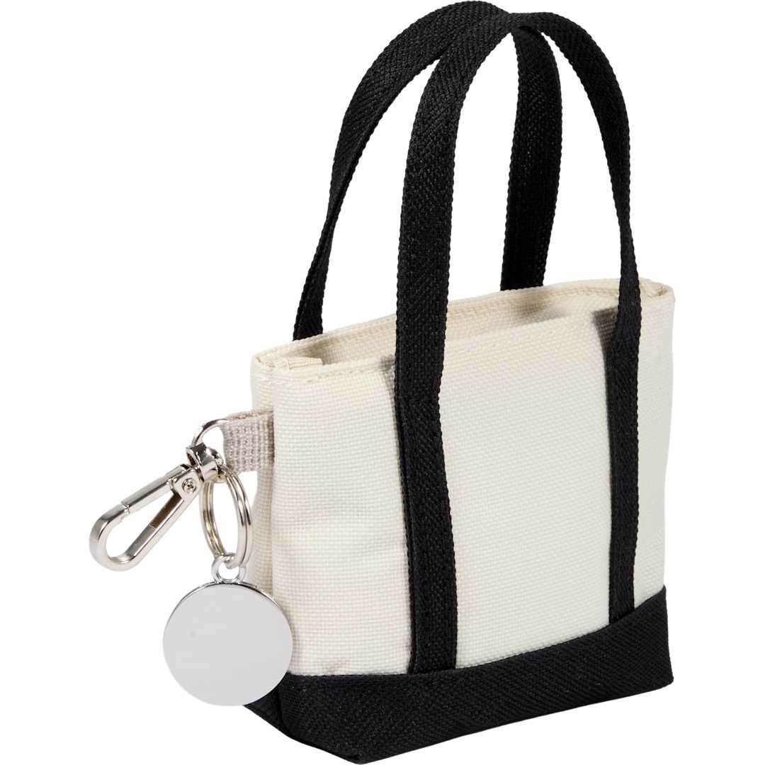 Mini Tote Bag Charm - 9898-32 Black