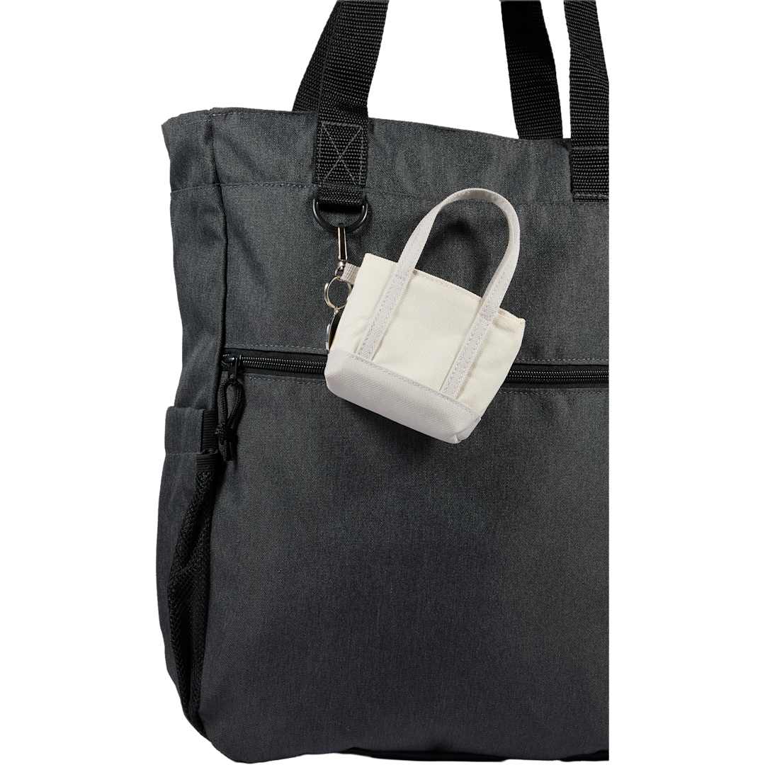 Mini Tote Bag Charm - 9898-32 Gray