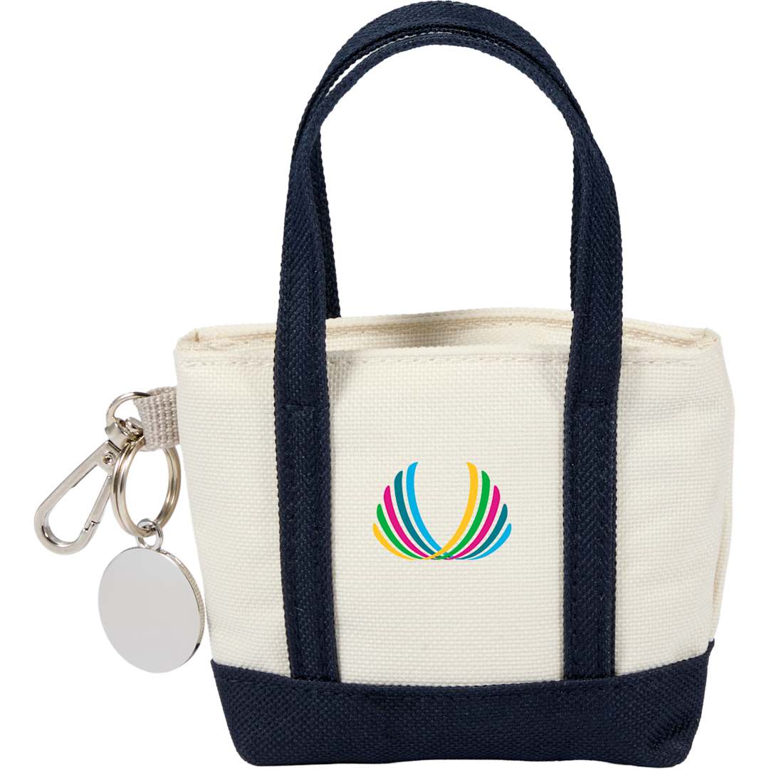 Mini Tote Bag Charm - 9898-32 Blue