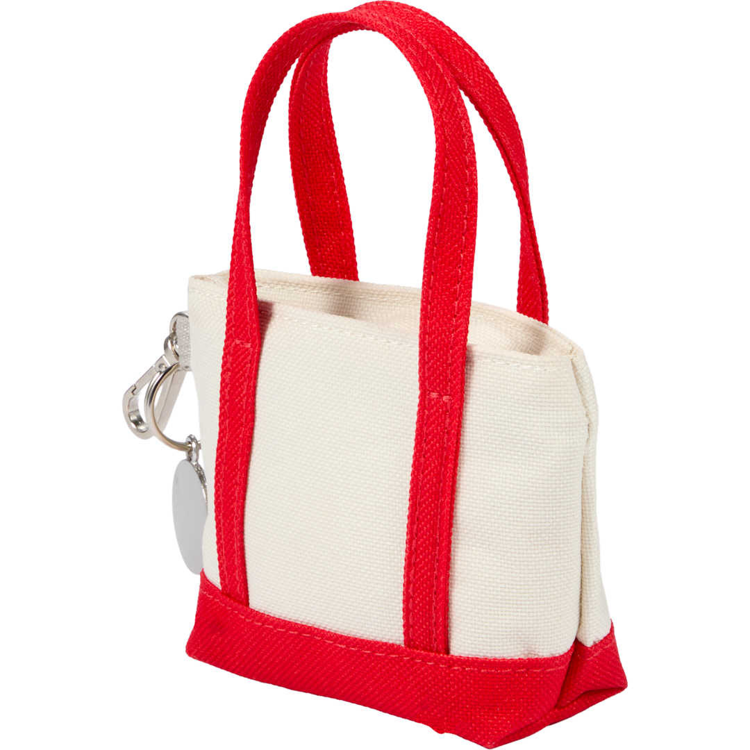 Mini Tote Bag Charm - 9898-32 Red