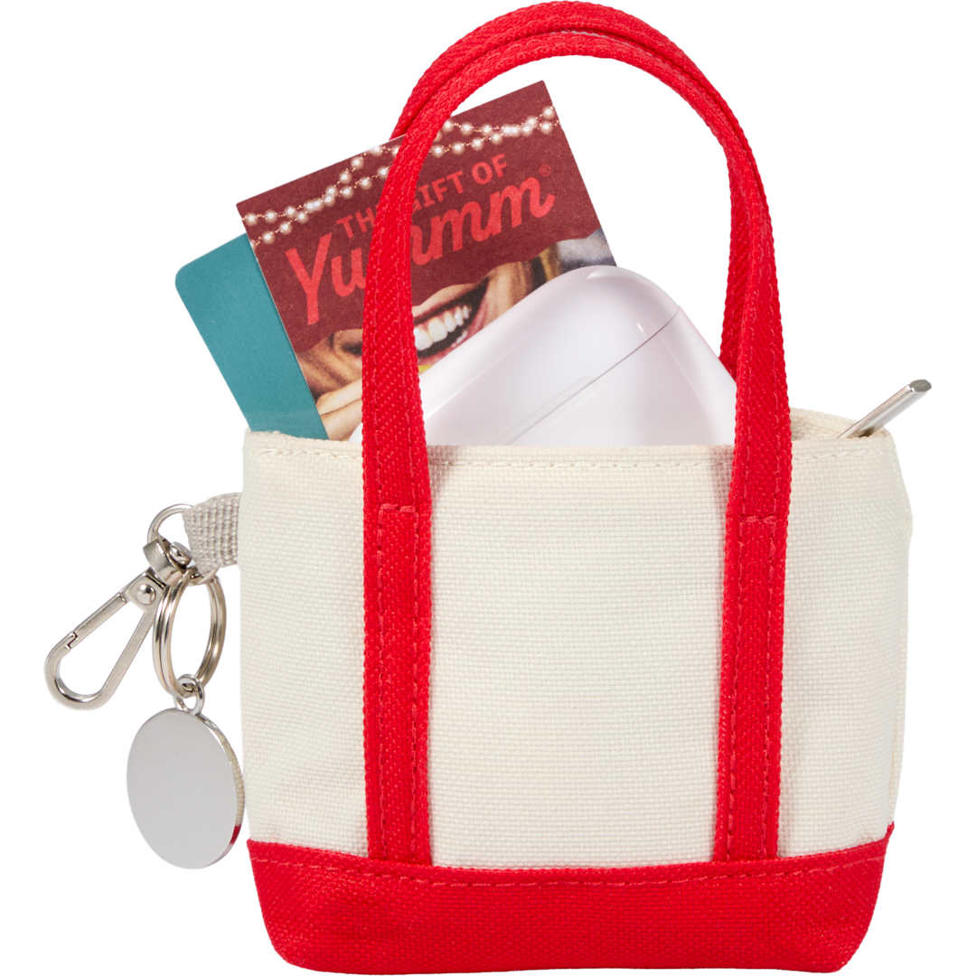 Mini Tote Bag Charm - 9898-32 Red