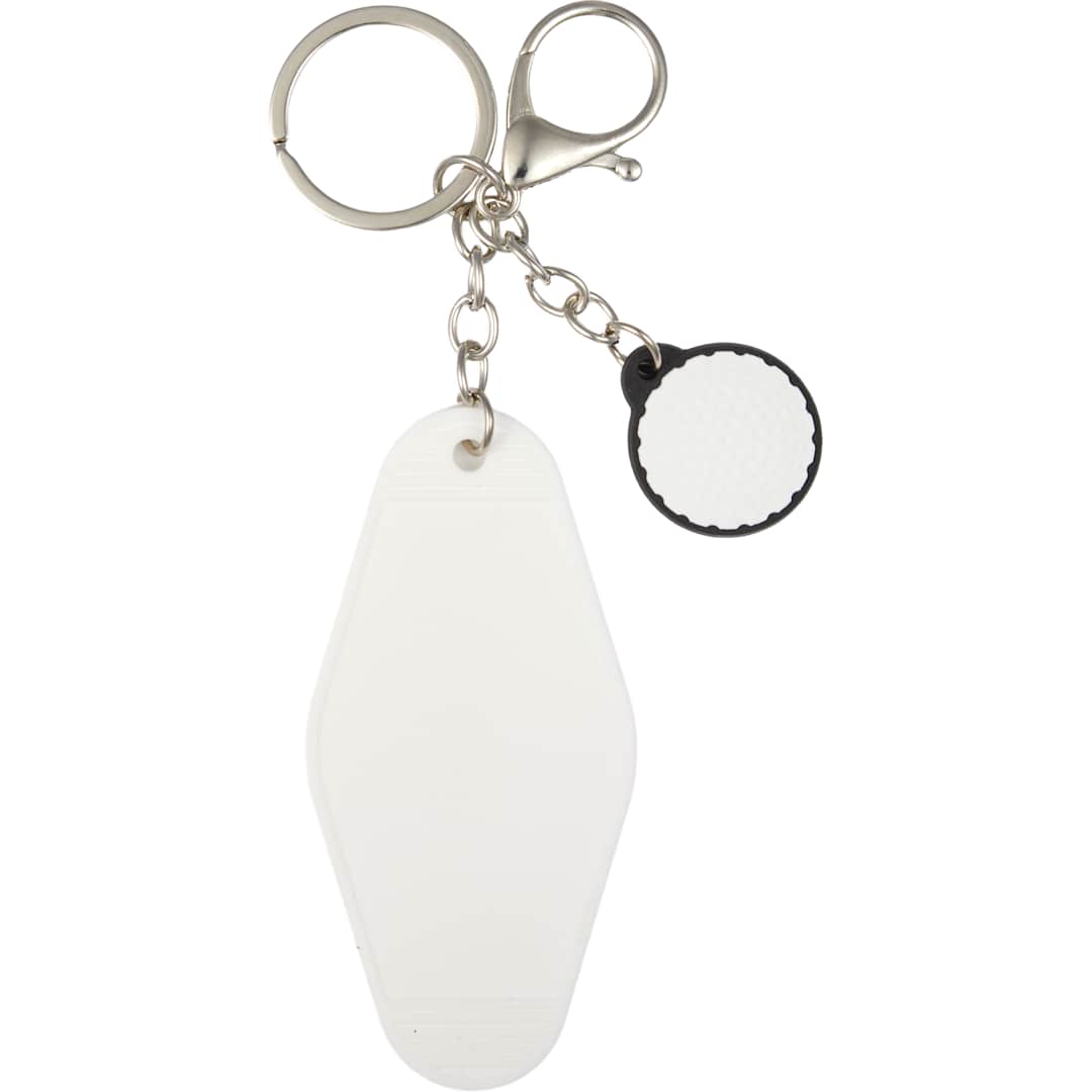 Golf Motel Keychain - SM-2288 White
