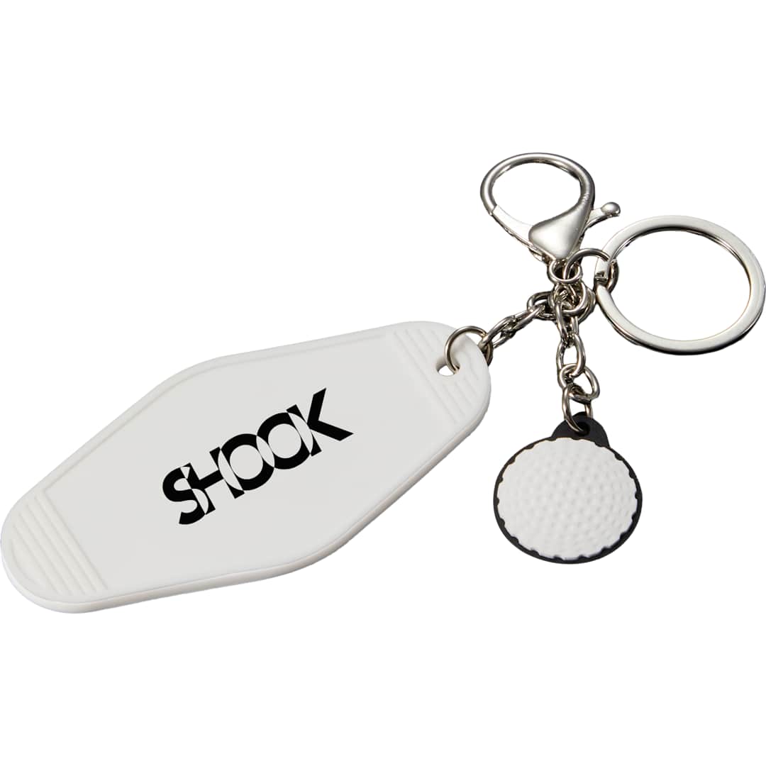 Golf Motel Keychain - SM-2288 White
