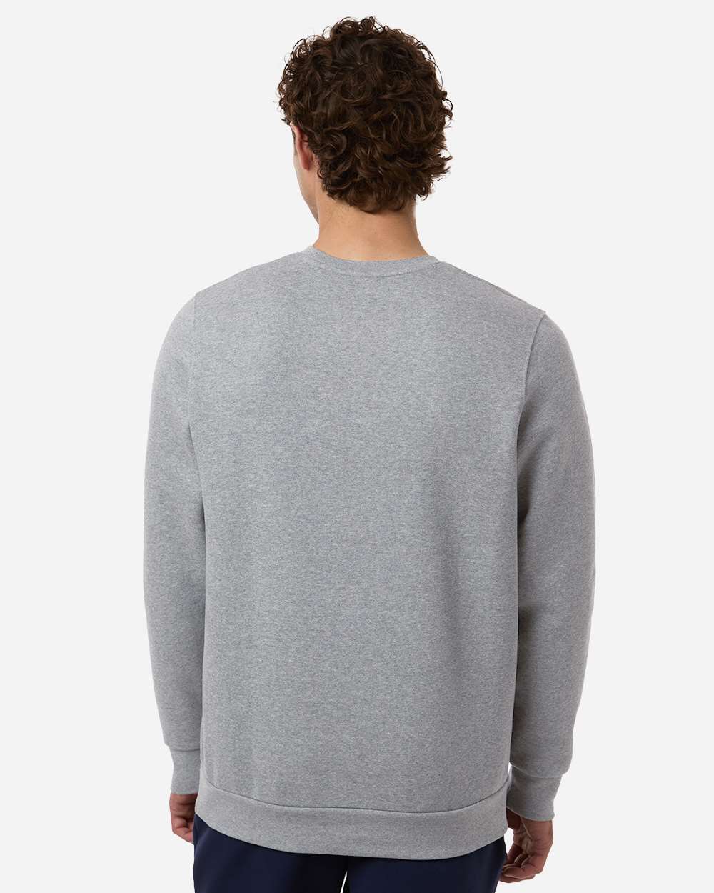 Under Armour Men's Team Icon Fleece Crew - 6014160 Mod Grey Light Heather- White