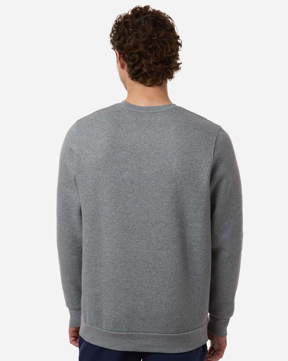 Under Armour Men's Team Icon Fleece Crew - 6014160 Pitch Grey Medium Heather- White