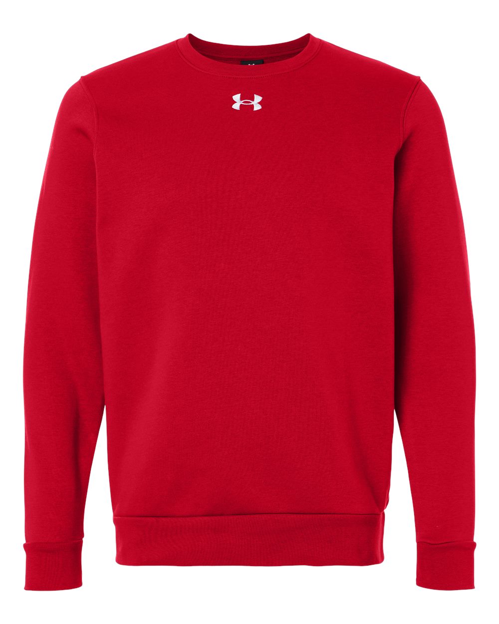 Under Armour Men's Team Icon Fleece Crew - 6014160 Red- White