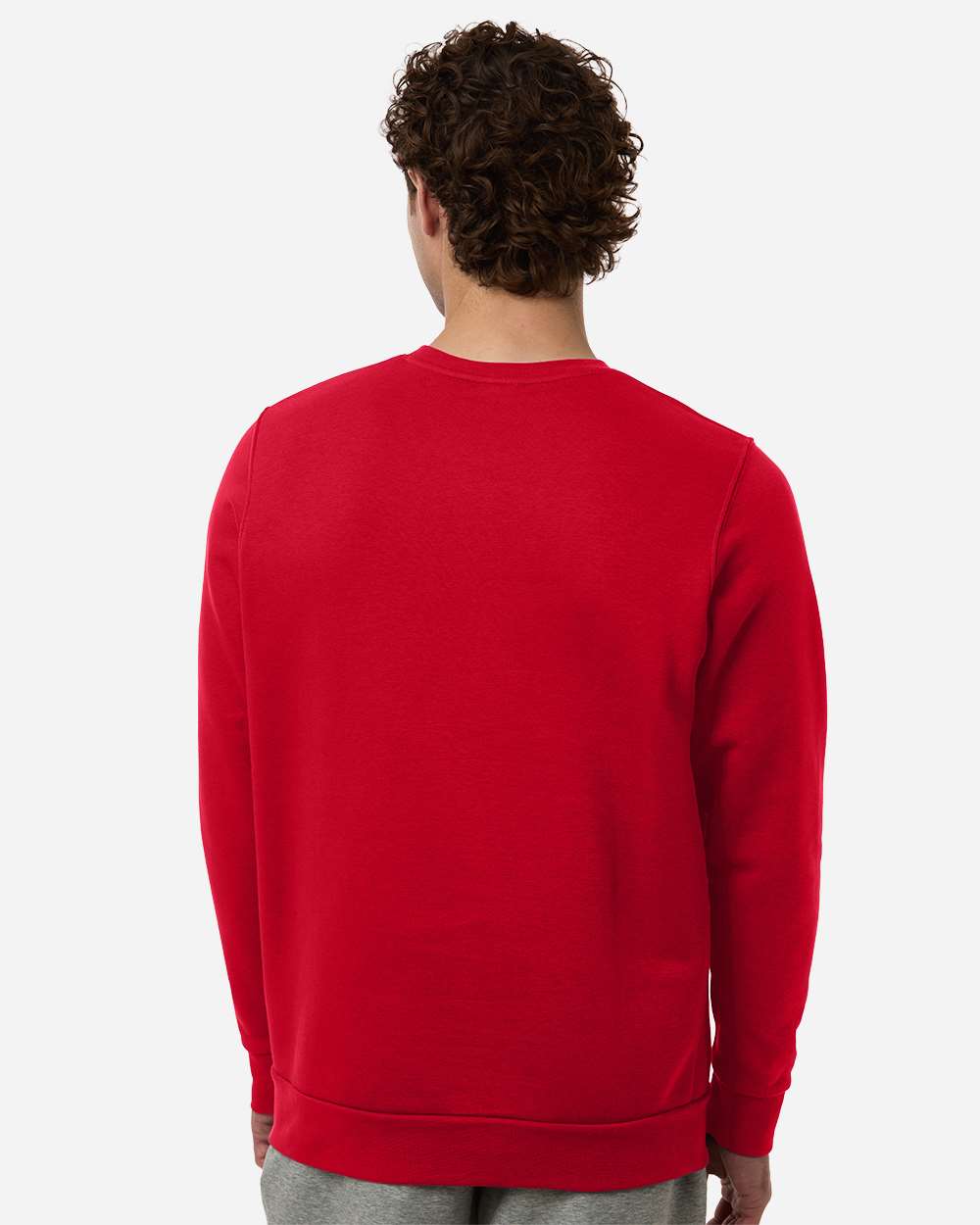 Under Armour Men's Team Icon Fleece Crew - 6014160 Red- White