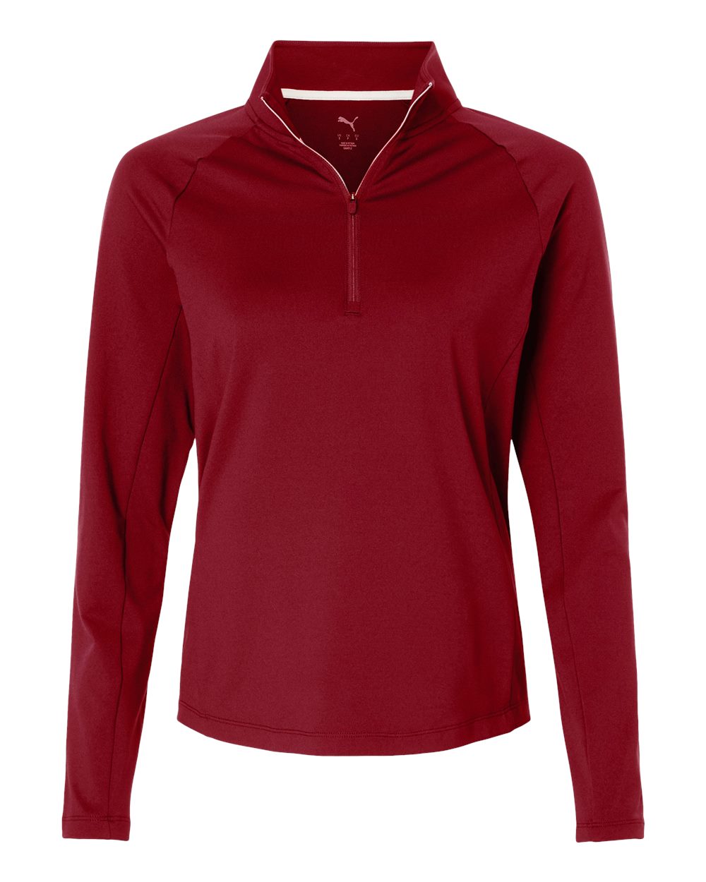Puma Golf Women's Pure 2.0 Quarter-Zip Pullover - 629449 Dark Crimson
