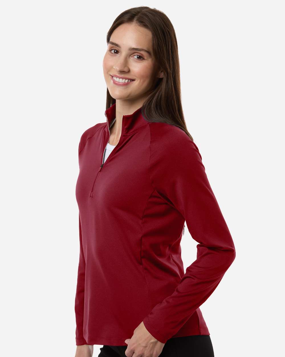 Puma Golf Women's Pure 2.0 Quarter-Zip Pullover - 629449 Dark Crimson