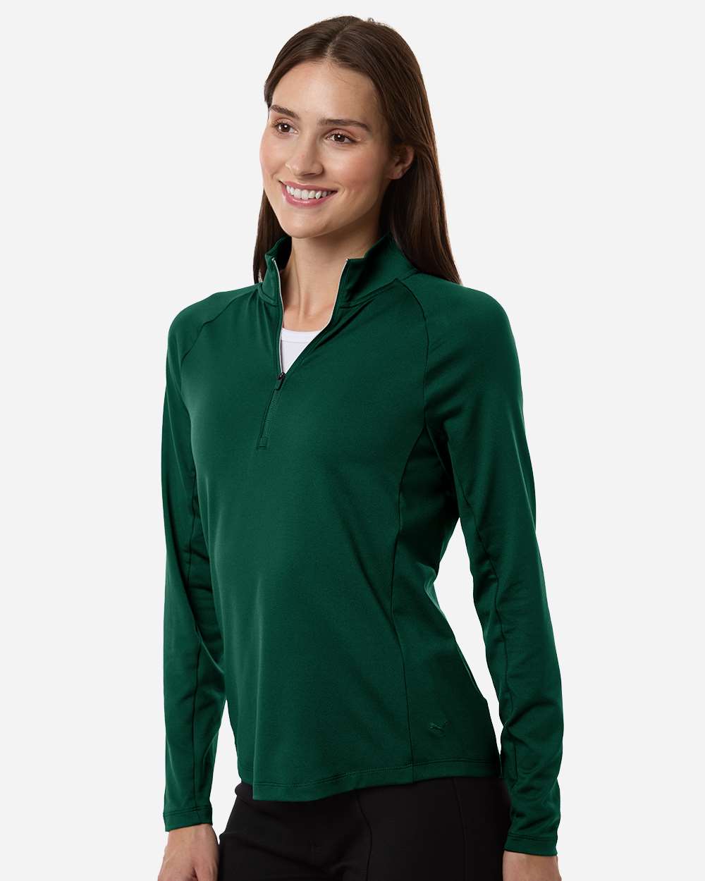 Puma Golf Women's Pure 2.0 Quarter-Zip Pullover - 629449 Dark Myrtle