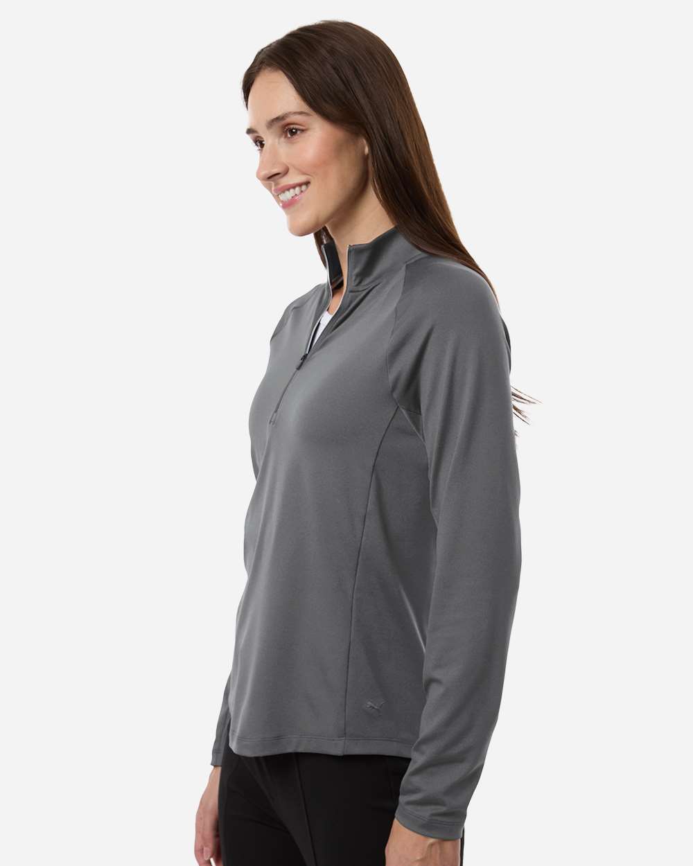 Puma Golf Women's Pure 2.0 Quarter-Zip Pullover - 629449 Slate Sky