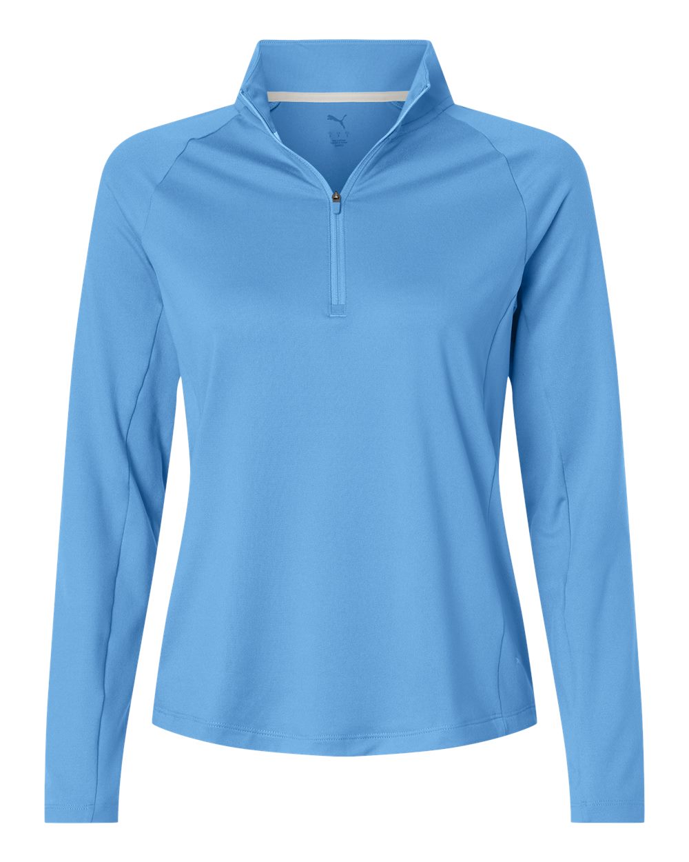 Puma Golf Women's Pure 2.0 Quarter-Zip Pullover - 629449 Team Light Blue