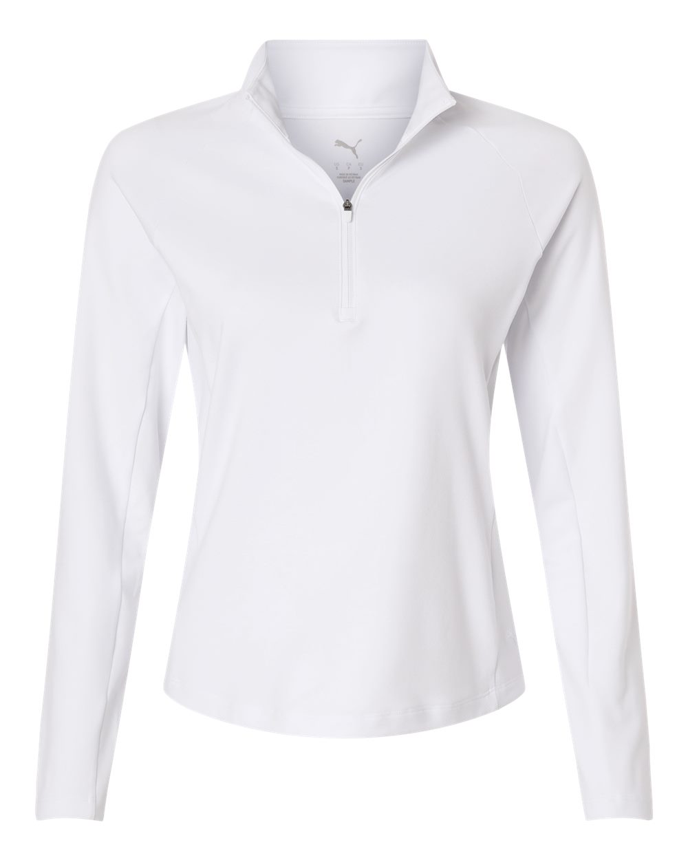 Puma Golf Women's Pure 2.0 Quarter-Zip Pullover - 629449 White Glow