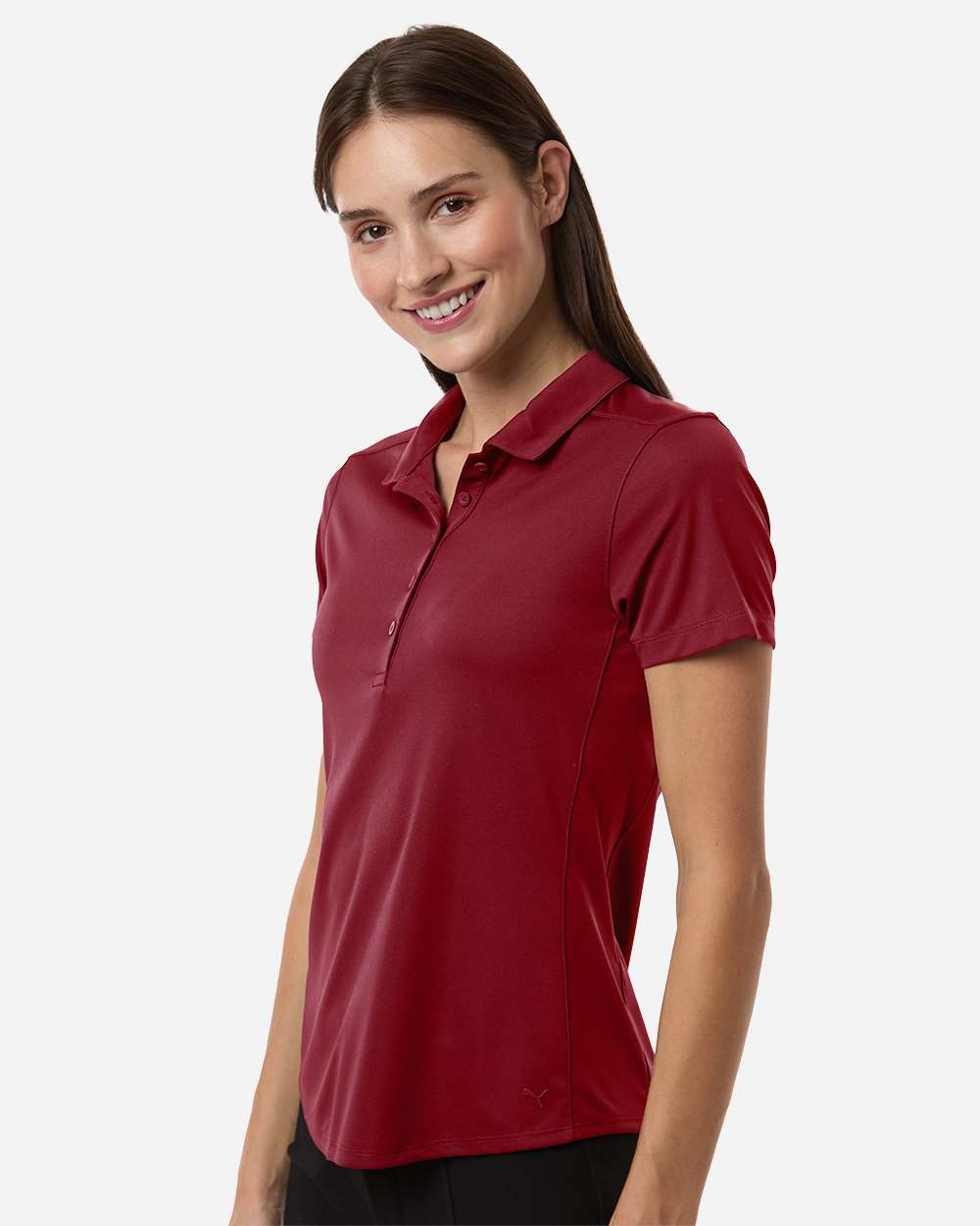 Puma Golf Womens Pure 2.0 Polo - 629944 Dark Crimson