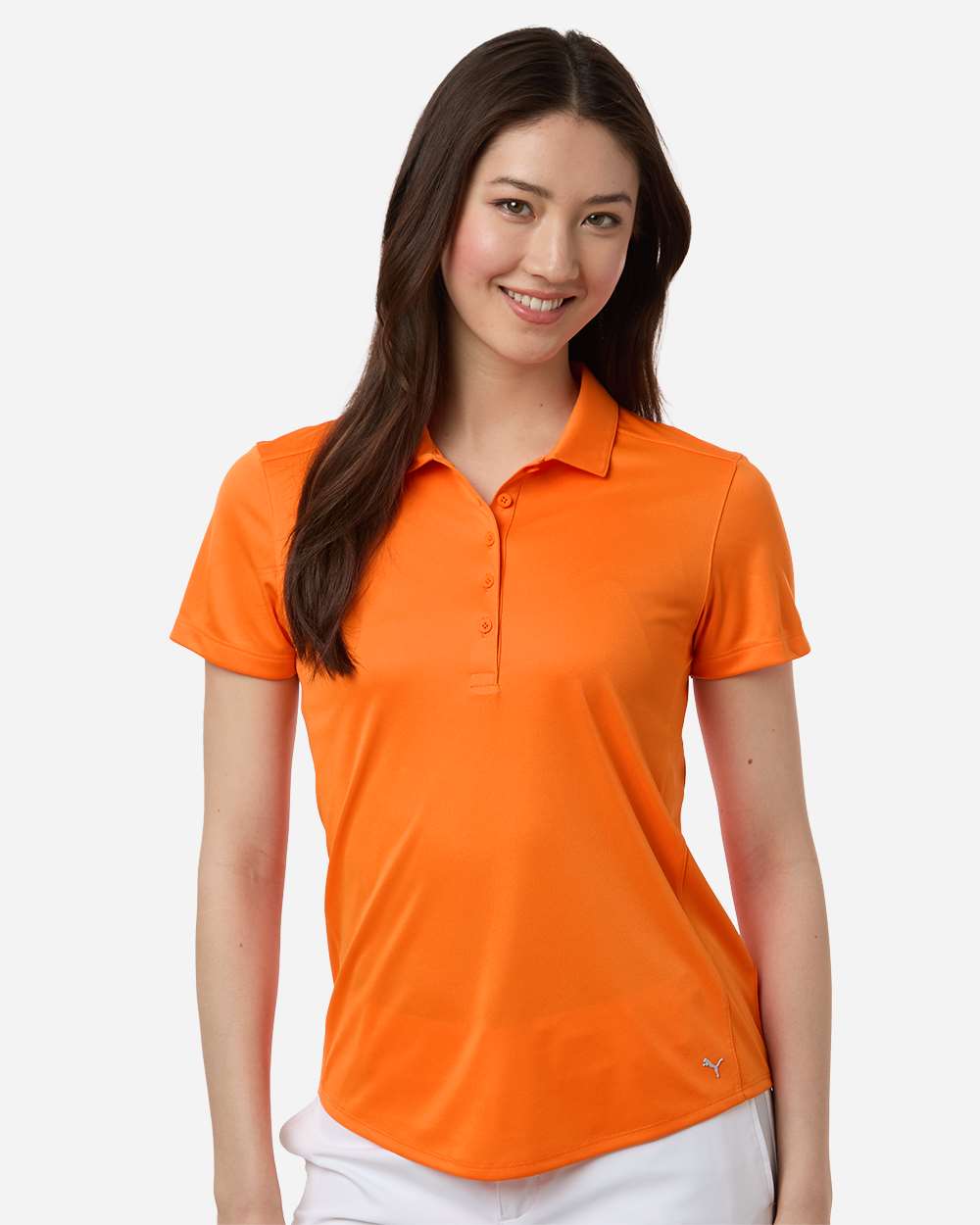 Puma Golf Womens Pure 2.0 Polo - 629944 Rickie Orange