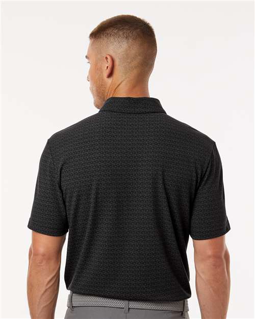 Adidas Men's Blended Printed Polo - A702 Black