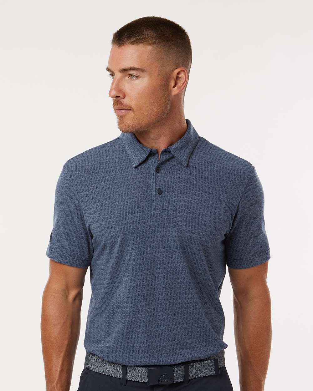 Adidas Men's Blended Printed Polo - A702 Preloved Ink