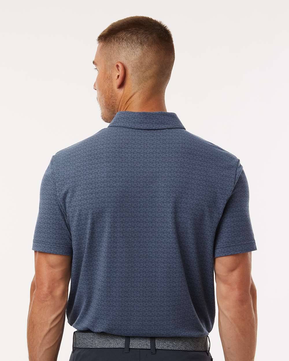 Adidas Men's Blended Printed Polo - A702 Preloved Ink