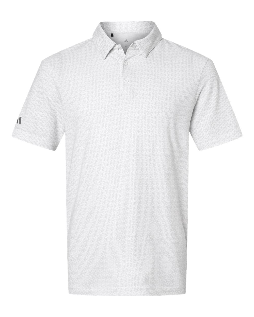 Adidas Men's Blended Printed Polo - A702 White