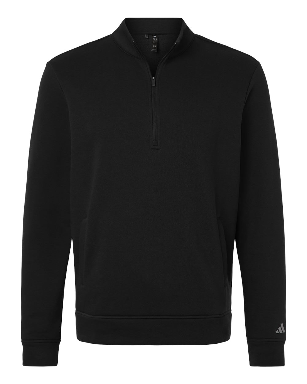 Adidas Men's Elevated Fleece Quarter-Zip Pullover - A721 Black